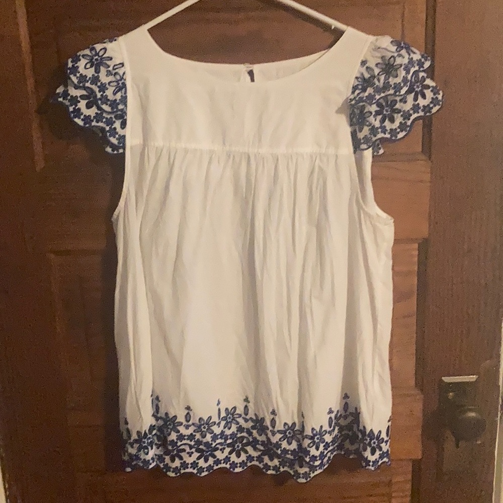 Madewell Flutter Sleeve Top